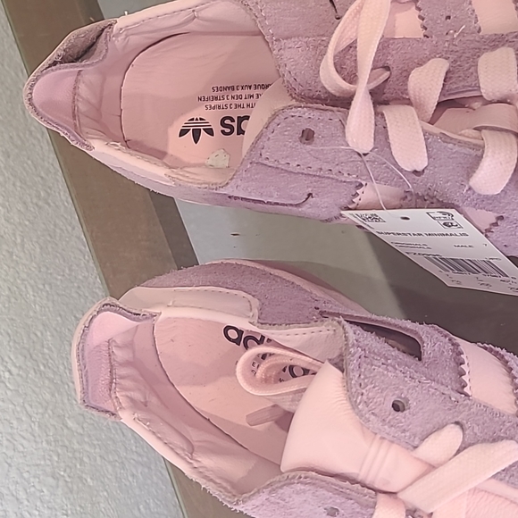 NWT Adidas Superstar minimalis Originals pink & purple men's size 7.5 - Picture 9 of 12
